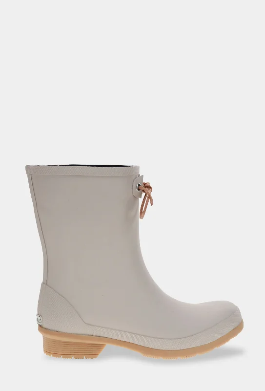 TIE MID RAIN BOOT - SAND