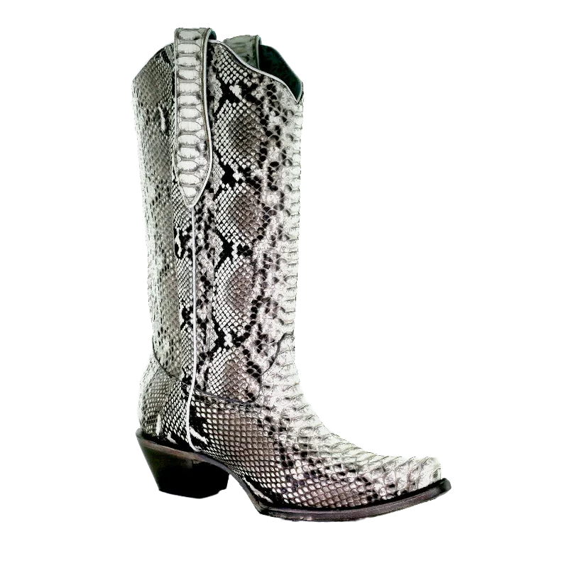 Corral Ladies Natural Python Boots A3798