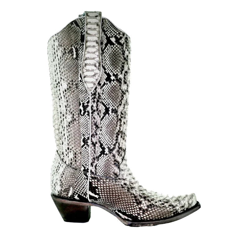 Corral Ladies Natural Python Boots A3798