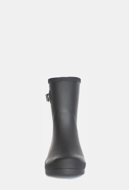 DELRIDGE MID RAIN BOOT - BLACK