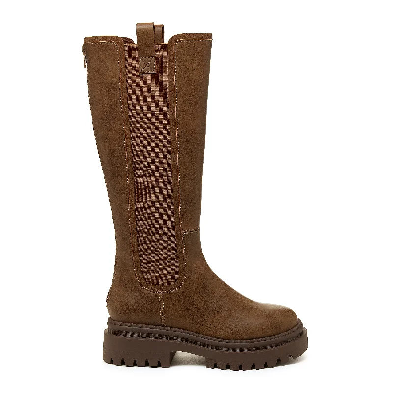 Drea Brown Tall Boot