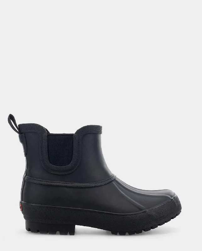 DUCK CHELSEA RAIN BOOT - BLACK