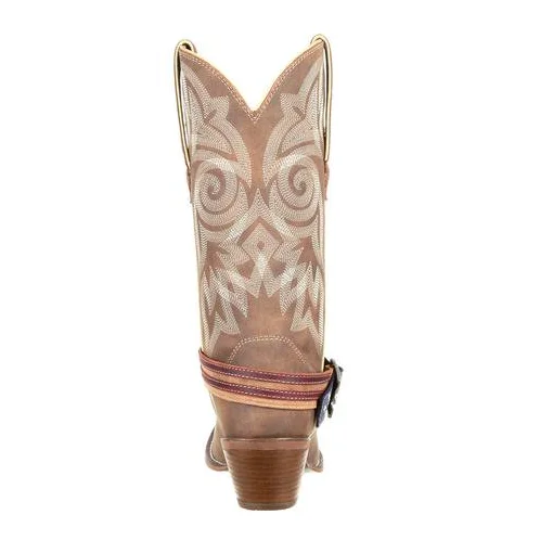 Durango Ladies Khaki Flag Accessory Shank Strap Western Boots DRD0208