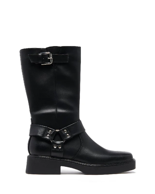 Edge Moto Boot Black