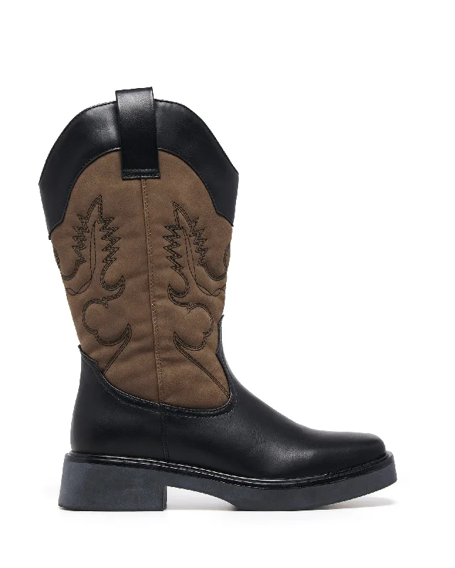 Envy Cowboy Boot Cocoa Multi