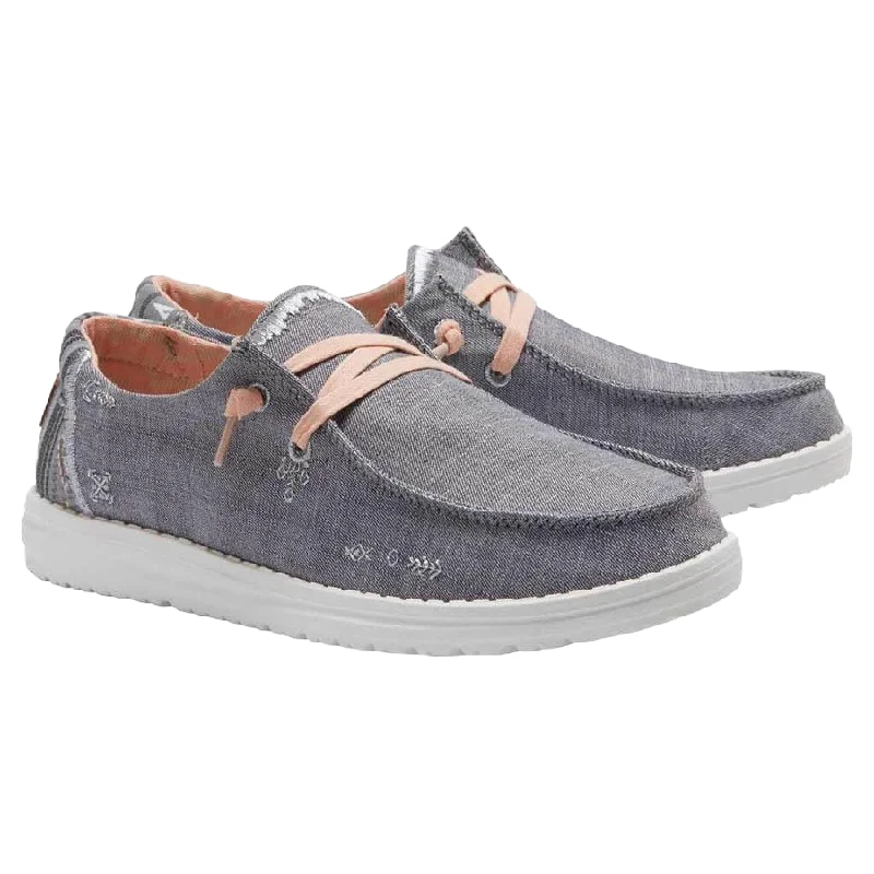 Hey Dude® Ladies Wendy Boho Grey Shoes 121413238