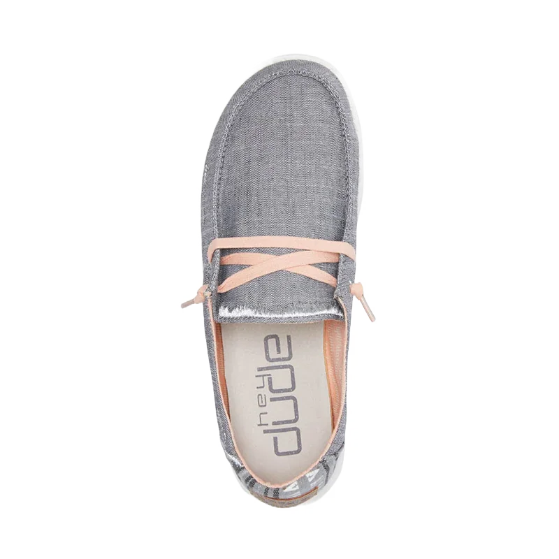 Hey Dude® Ladies Wendy Boho Grey Shoes 121413238