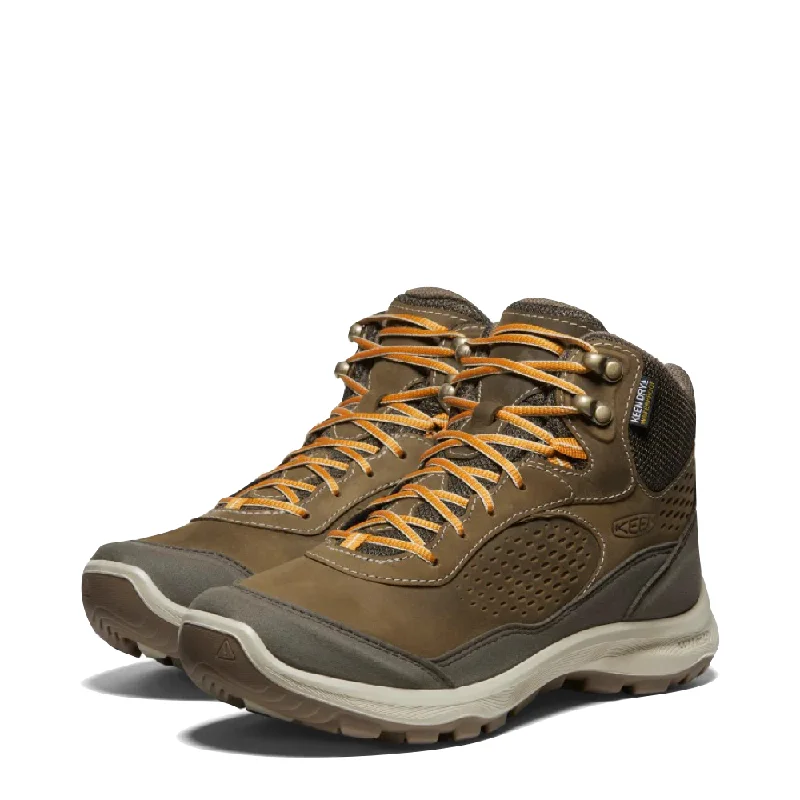 KEEN Women's Terradora Explorer Waterproof Boot in Canteen/Curry