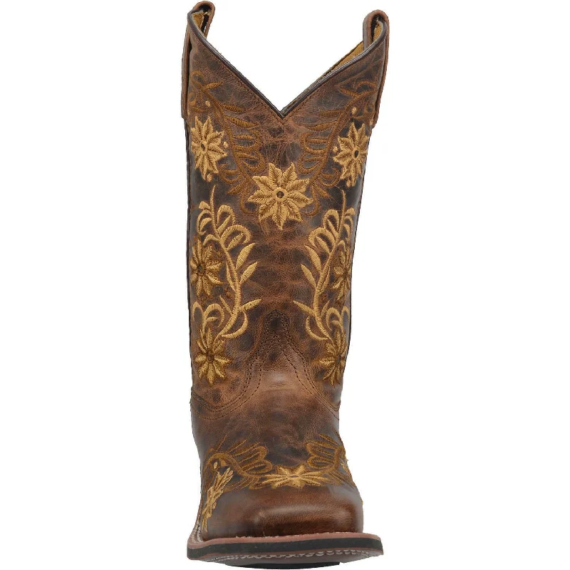 Laredo Ladies Brown Secert Garden Square Toe Boot 5822