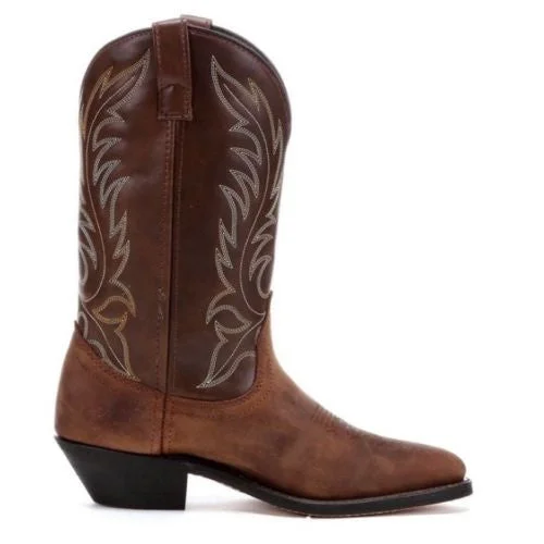 Laredo Ladies Kadi Distressed Brown Cowboy Boots 5742