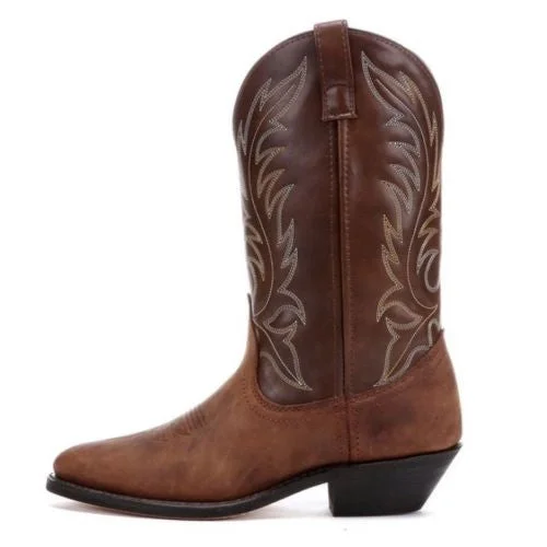 Laredo Ladies Kadi Distressed Brown Cowboy Boots 5742