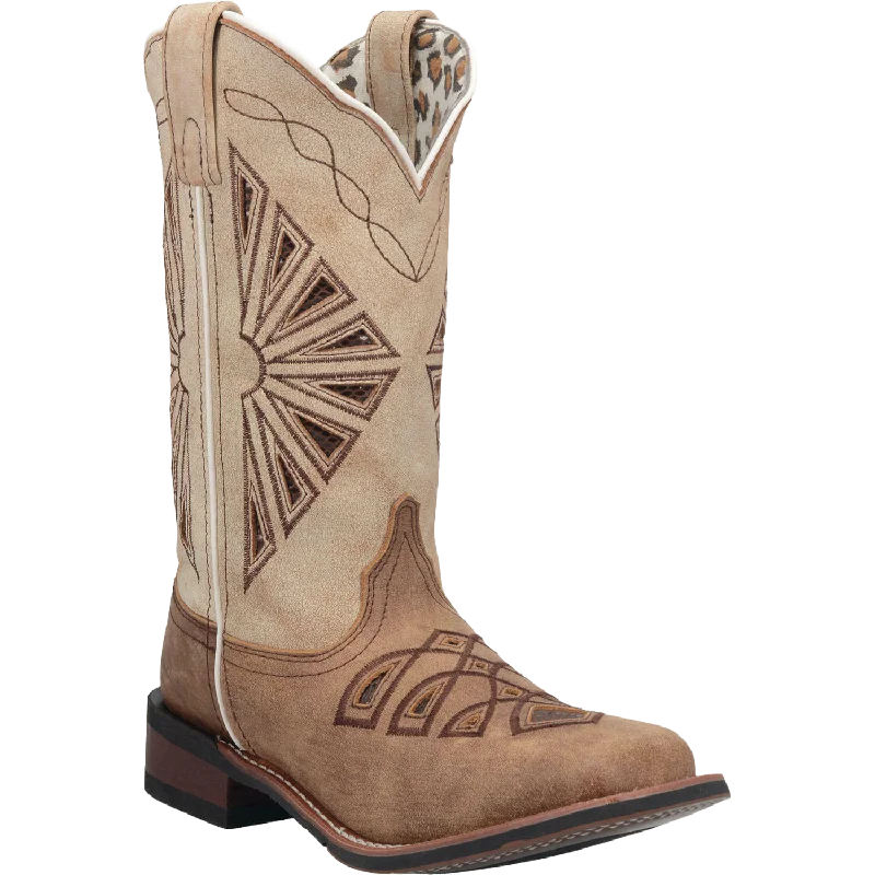 Laredo Ladies Kite Days Brown Leather Boots 5821