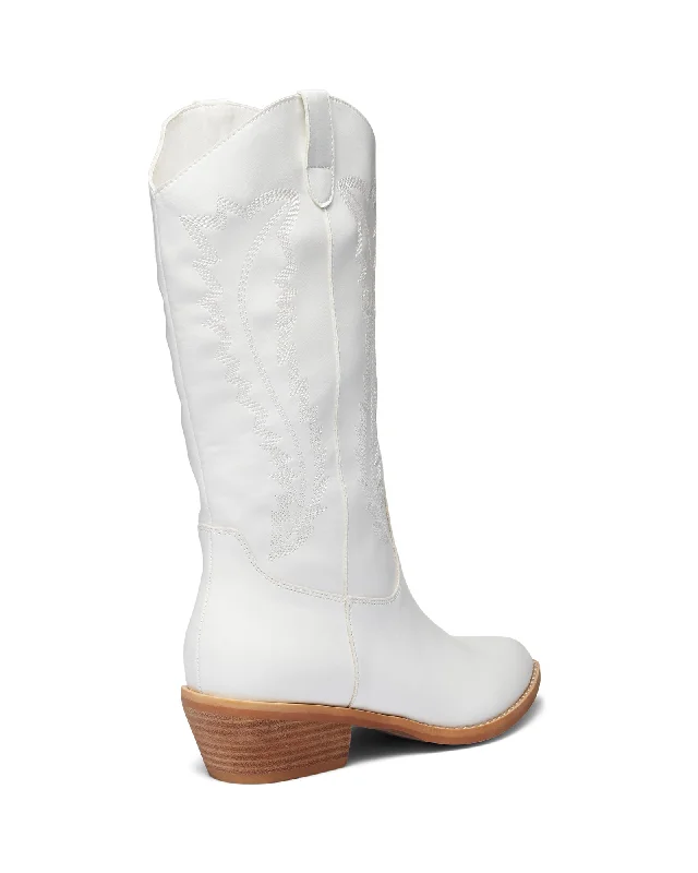 Marvel Cowboy Boot White