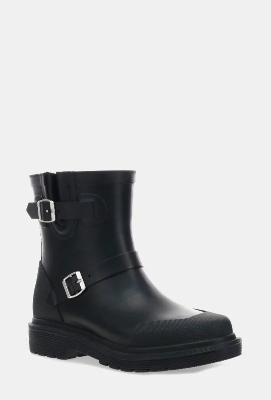 DAMASCUS MOTO MID RAIN BOOT - BLACK