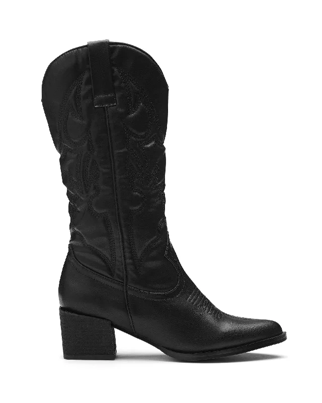 Ranger Cowboy Boot Black