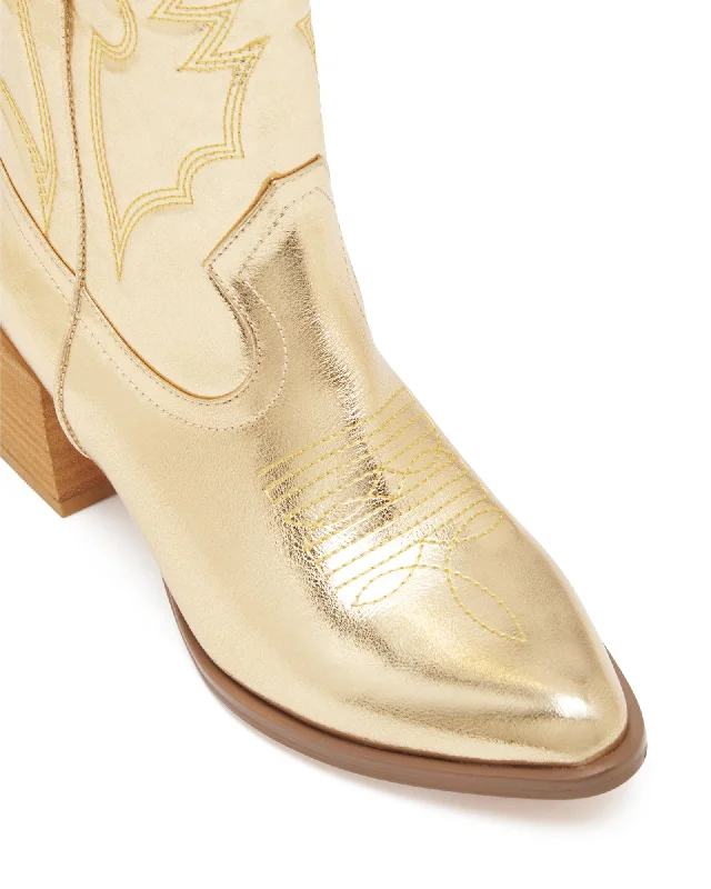 Ranger Cowboy Boot Gold