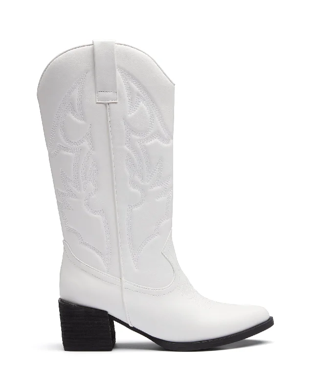 Ranger Cowboy Boot White