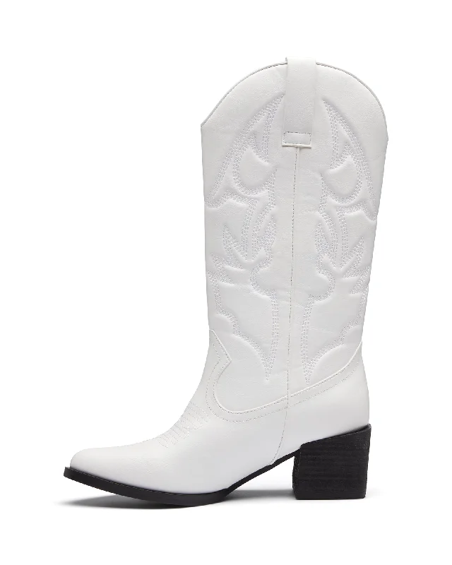 Ranger Cowboy Boot White