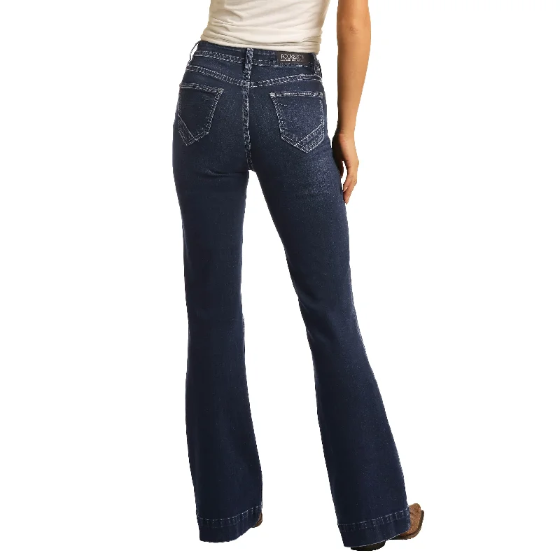 Rock & Roll Denim High Rise Trouser Extra Stretch Jeans W8H4165