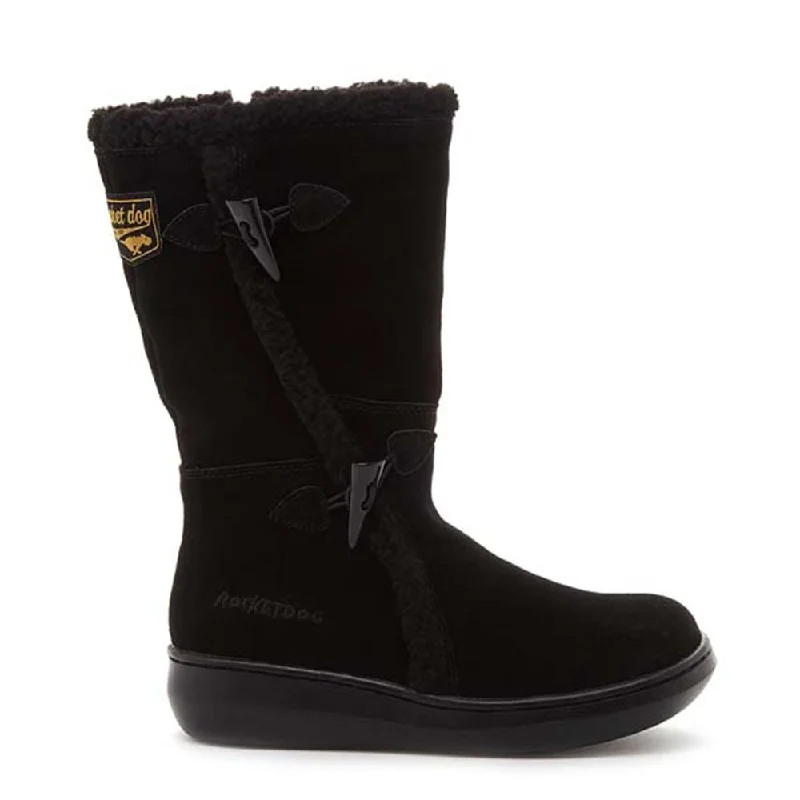 Slope Black Suede Winter Boot