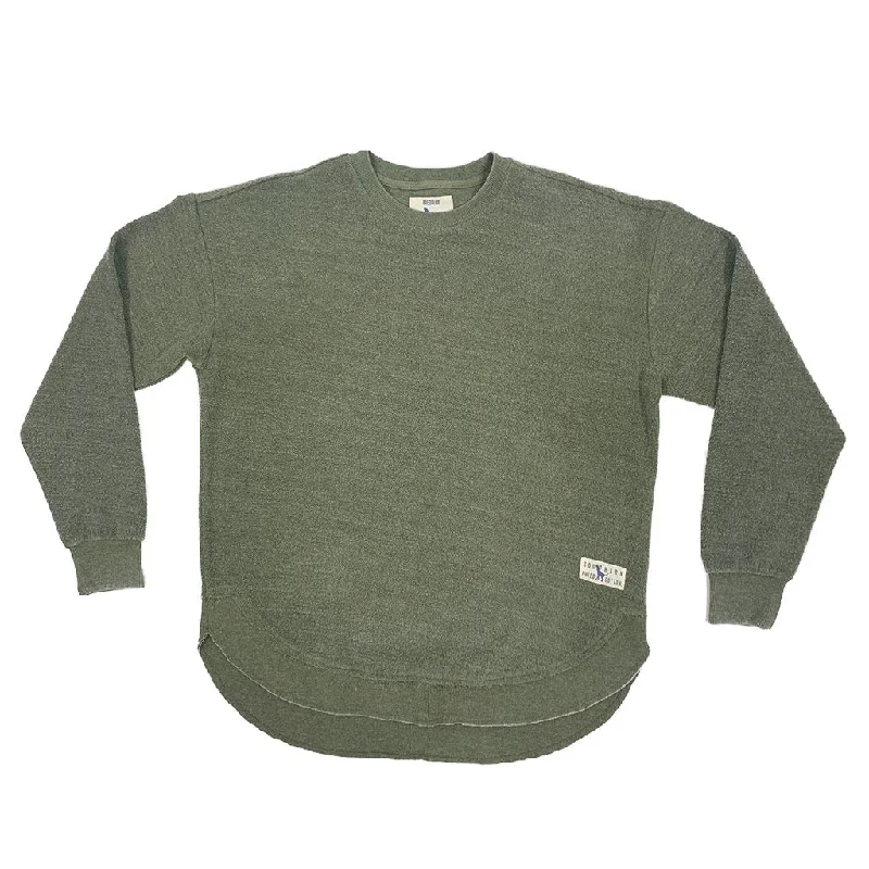 Southern Fried Cotton Ladies Jessie Loden Green Sweatshirt SFBRW017-GRN