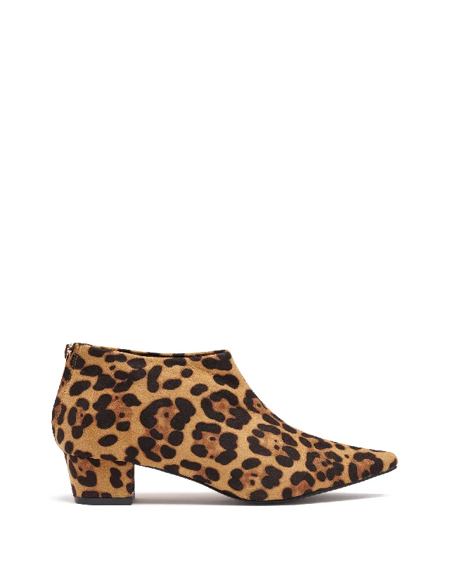 Sparks Boot Leopard Imit Kid Suede