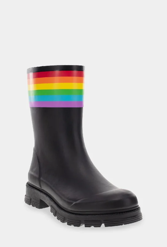 STORM PRIDE MID RAIN BOOT - BLACK