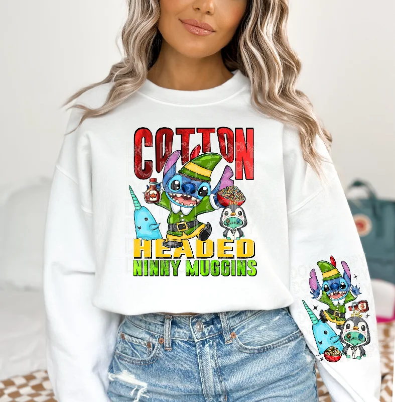 SYRUP LOVIN - ALIEN COSPLAY RUN - CREWNECK SWEATSHIRT  W/ SLEEVE PRINT