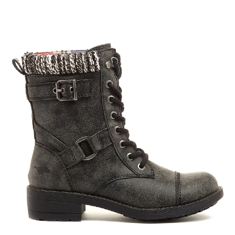 Thunder Black Biker Boot