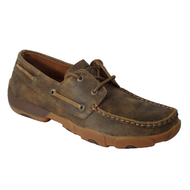 Twisted X Ladies Brown Bomber Driving Mocs WDM0003