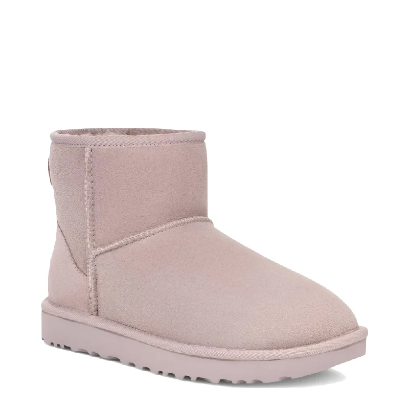 UGG Women's Classic Mini II Sheepskin Boot in Pale Smoke Grey