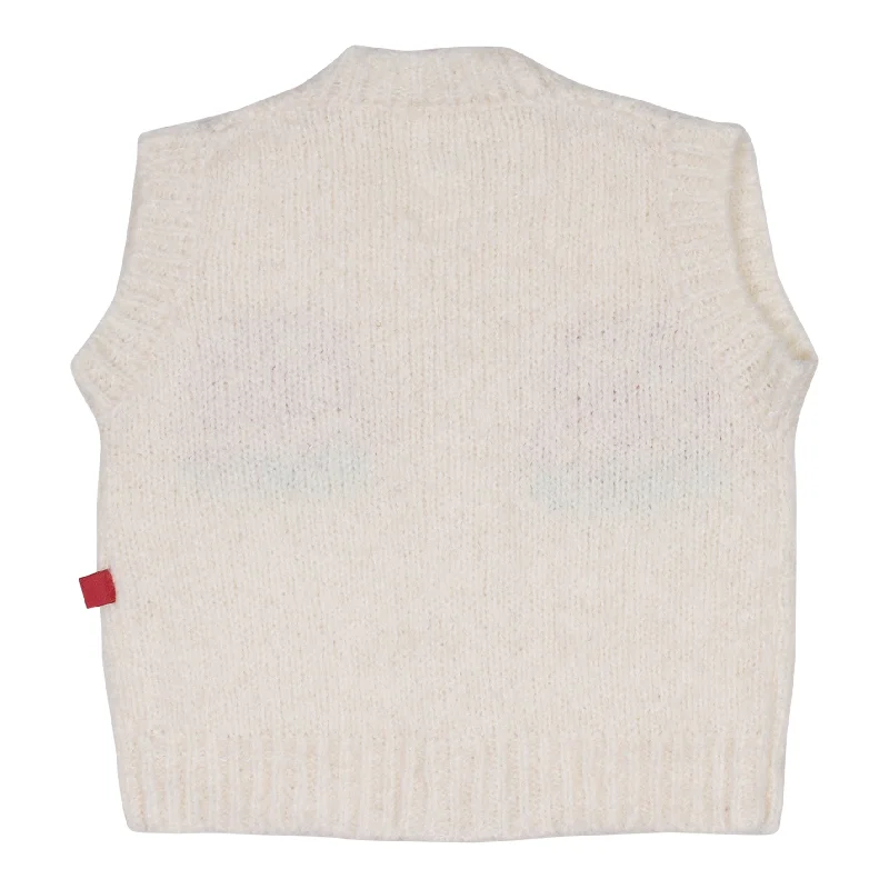 K72-APRIL WAISTCOAT-OFF WHITE