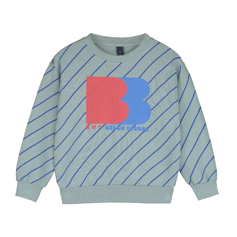 SW02-SWEATSHIRT ALLOVER DIAGONAL -Iceberg