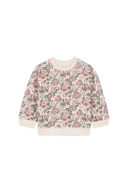 SWEATSHIRT ROSALIA-Ivory Ench Fields